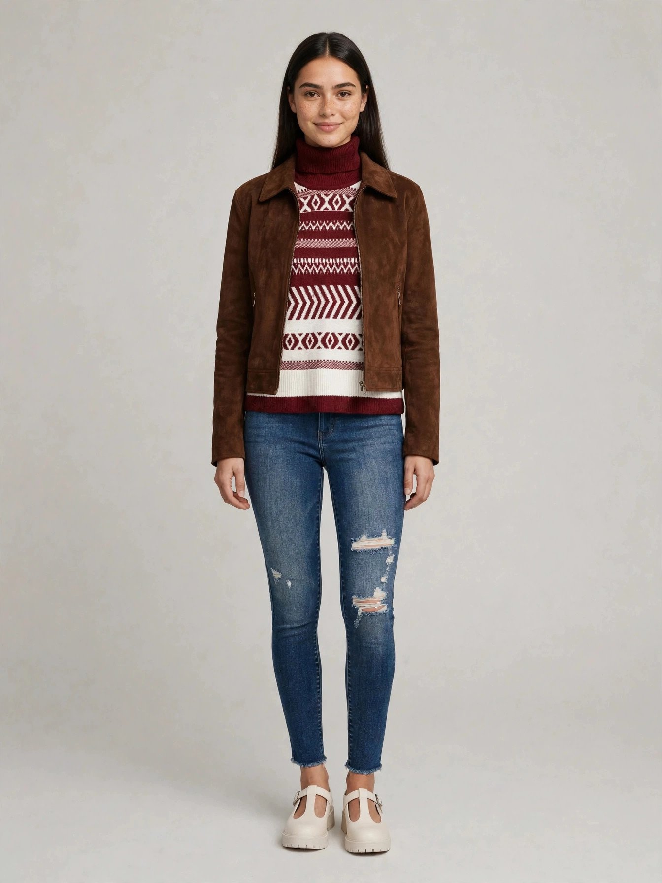 Evening Edge — model wearing the complete look